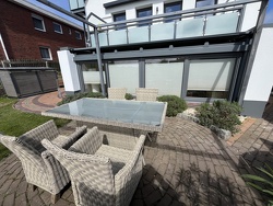 Blick auf Wintergarten der Wohnung